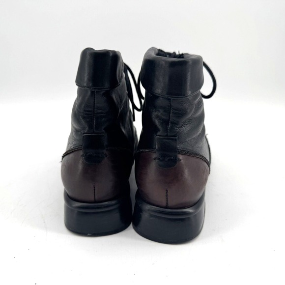 TAMARIS Boots Women's Size US Size 7.5 Leather Short Lace Up Witchy Gothic - Picture 9 of 11